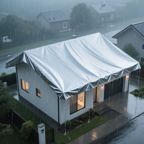 Latest company news about 屋根 の PVC ターパウリン 覆い: あらゆる 屋根 タイプ の 汎用 的 な 保護